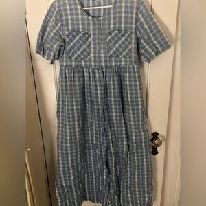 VINTAGE PLAID DRESS